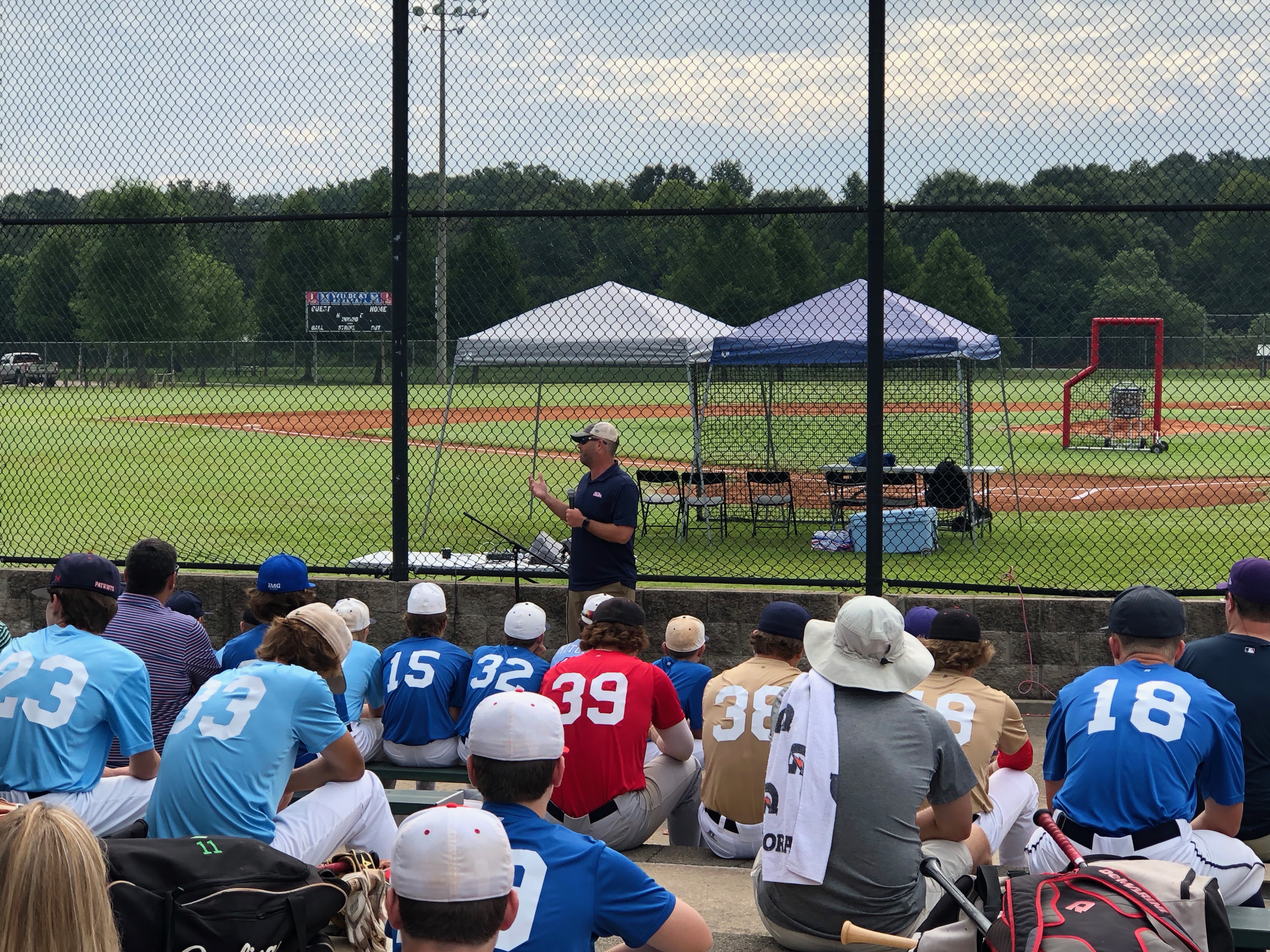 Ole Miss Hitting Coach - Mike Clement - sharing the Gospel